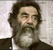 photo: Saddam Hussein brought low