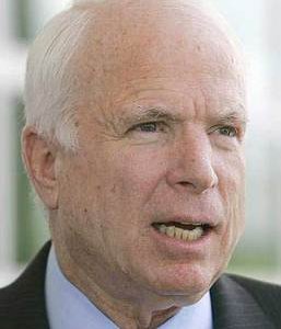 Here's a photo of John McCain.