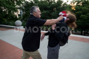 flag-protest-punch