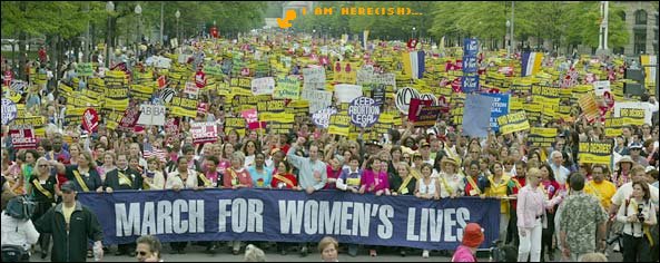 photo: a MILLION march for choice!