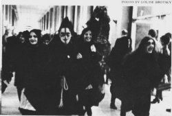 photo: Feminist activists dressed as witches storm the Chicago Metro system